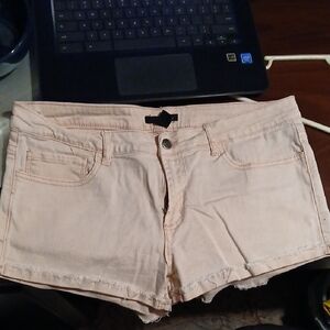 Forever 21 Blush Jean Shorts